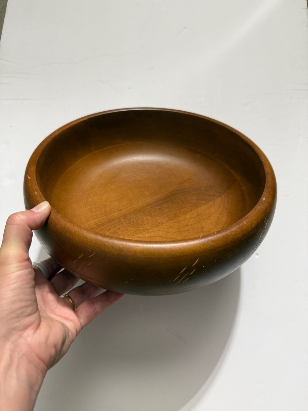 MCM vintage baribocraft wooden bowl